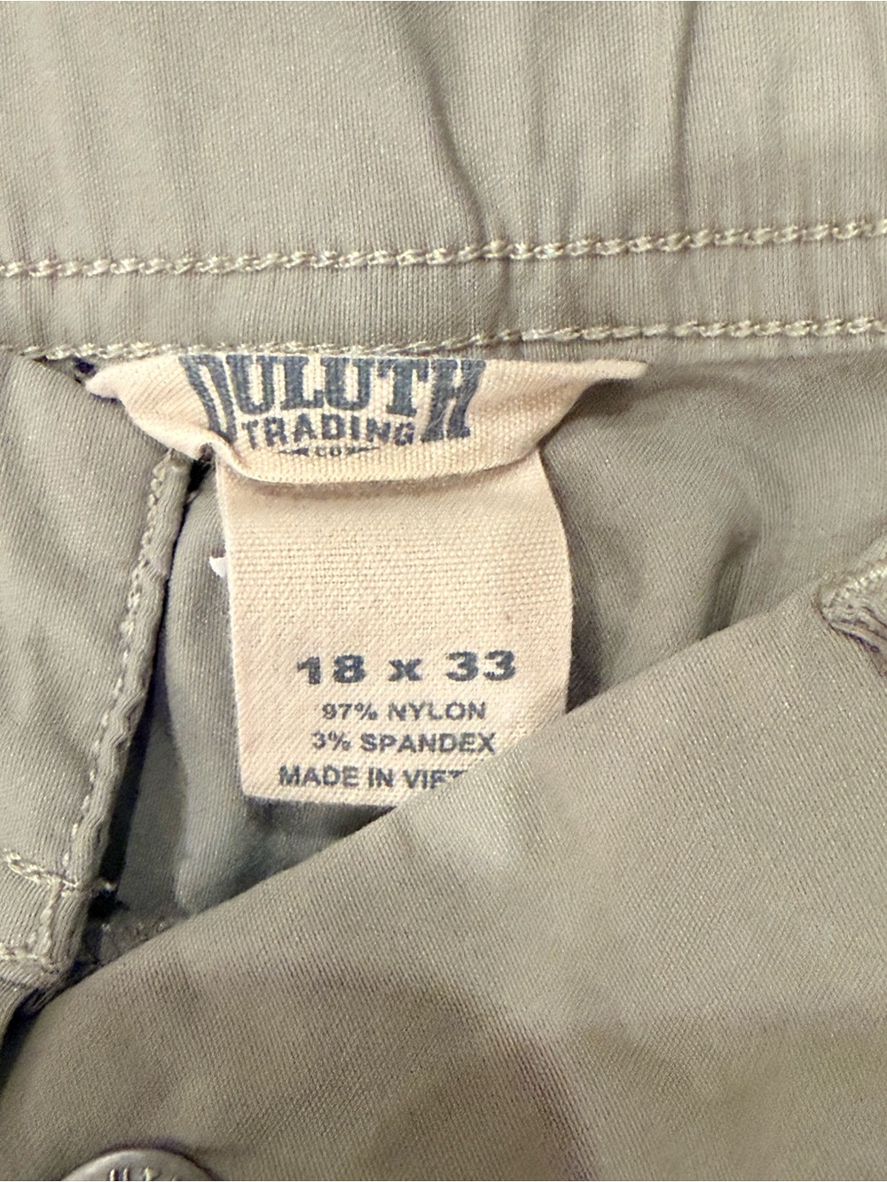 Women's Tactical Stretch Pants - Taupe - Picture 3 of 3